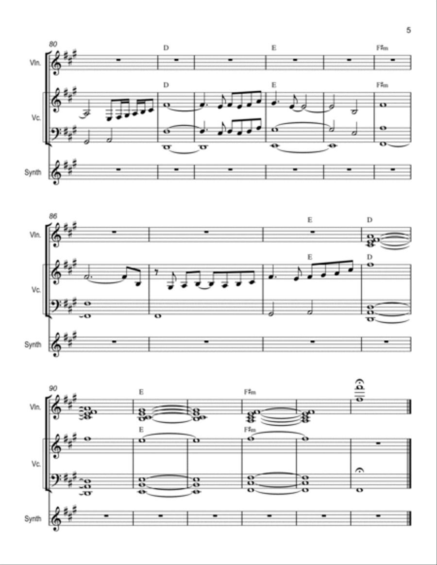 Flaming June Small Ensemble scores gallery preview page 5