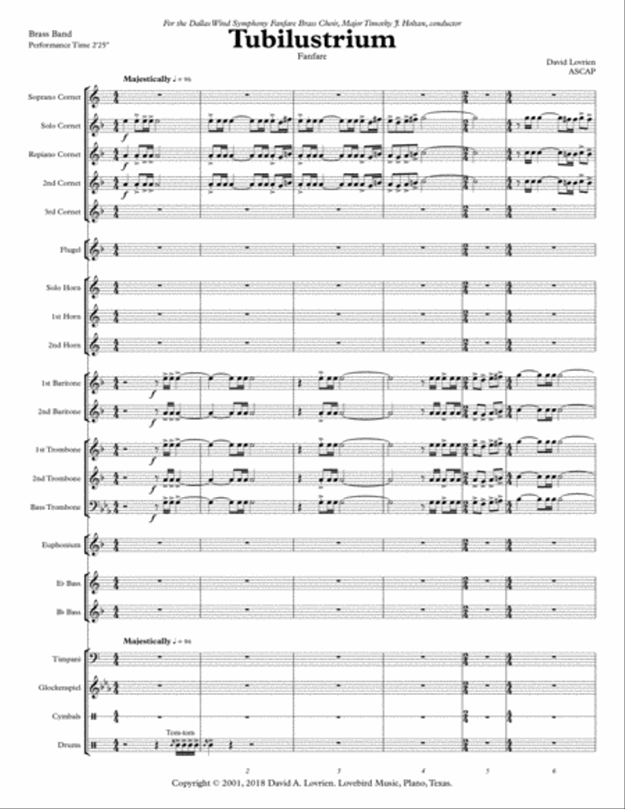 Tubilustrium Brass Band scores gallery preview page 2