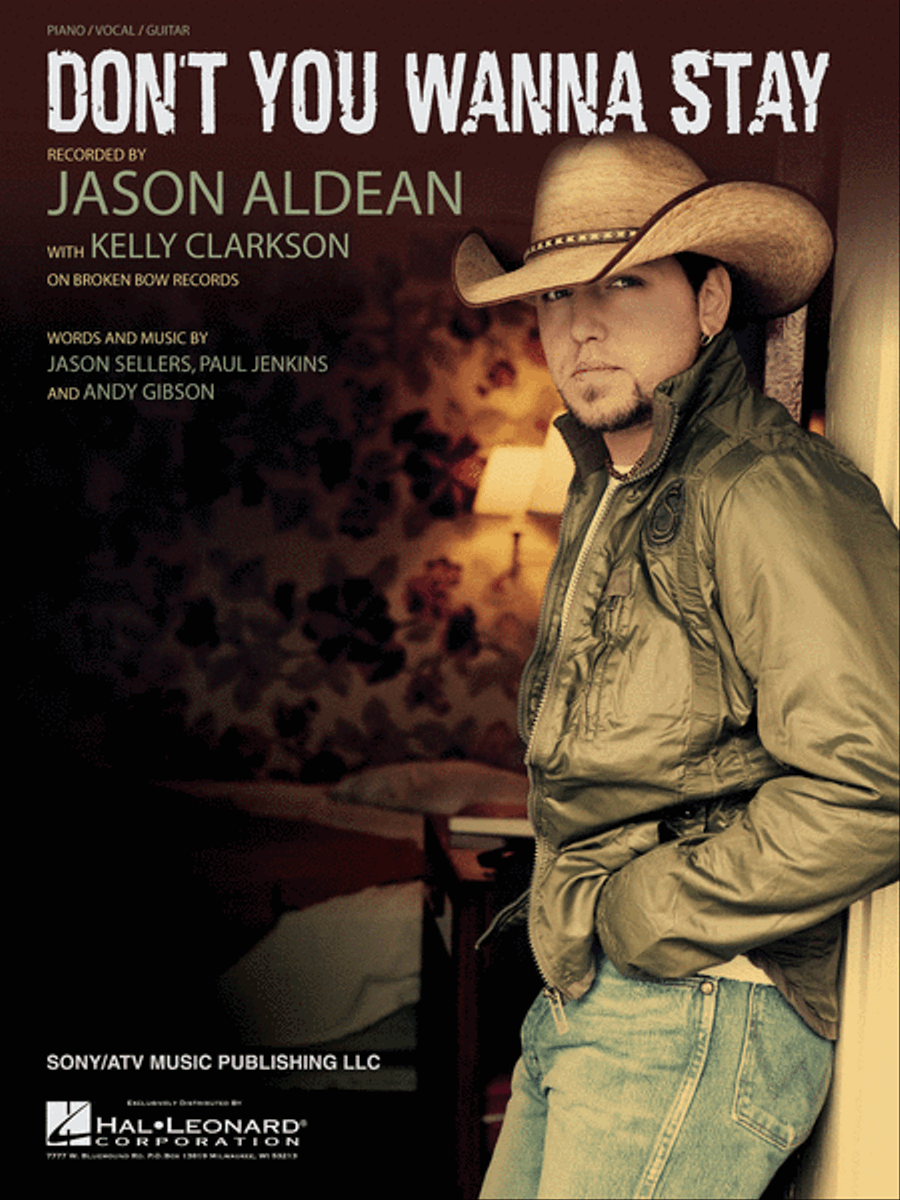 Don't You Wanna Stay Piano, Vocal, Guitar scores gallery preview page 1