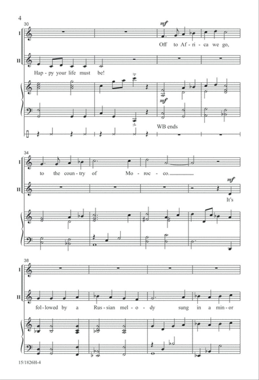 Rounds Around the World 2-Part scores gallery preview page 4