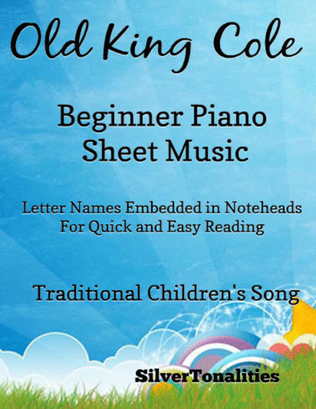 Book cover for Old King Cole Beginner Piano Sheet Music