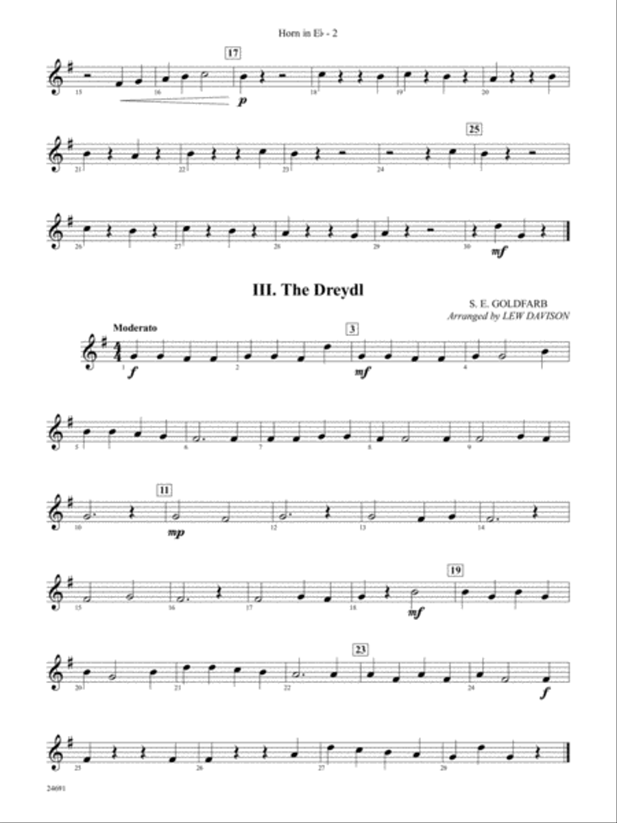 Belwin Very Beginning Band Kit #2: (World Part) 1st Horn in E-flat Concert Band scores gallery preview page 2