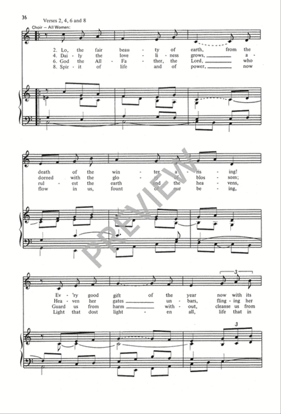 The Calvin Hampton Hymnary 4-Part scores gallery preview page 40