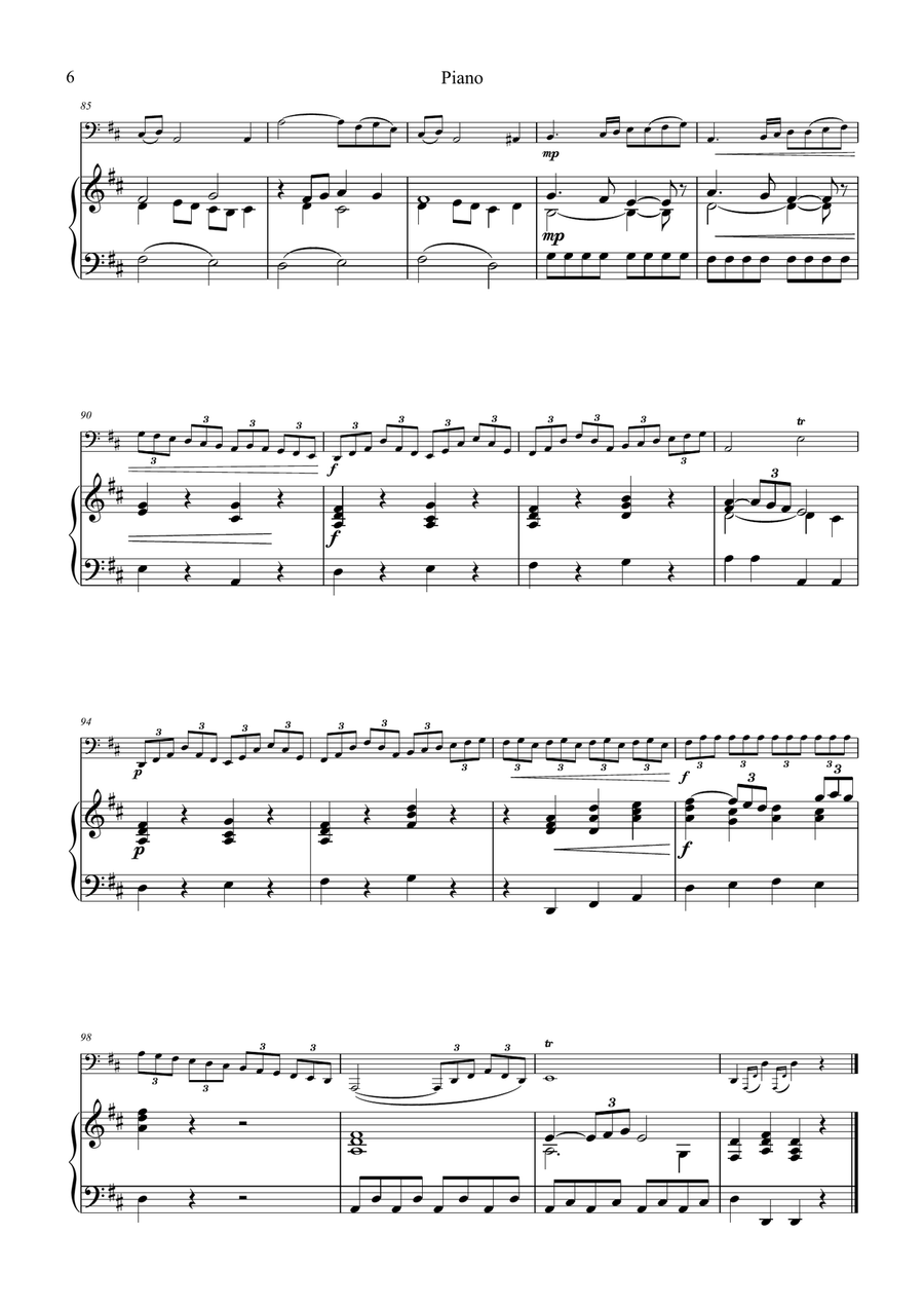 Sonata No.1 (Op. 28) Piano scores gallery preview page 6