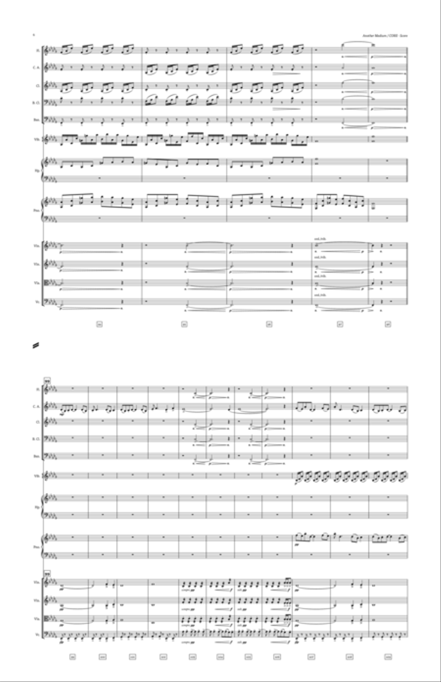 Another Medium/CORE (UNDERTALE) Full Orchestra scores gallery preview page 6