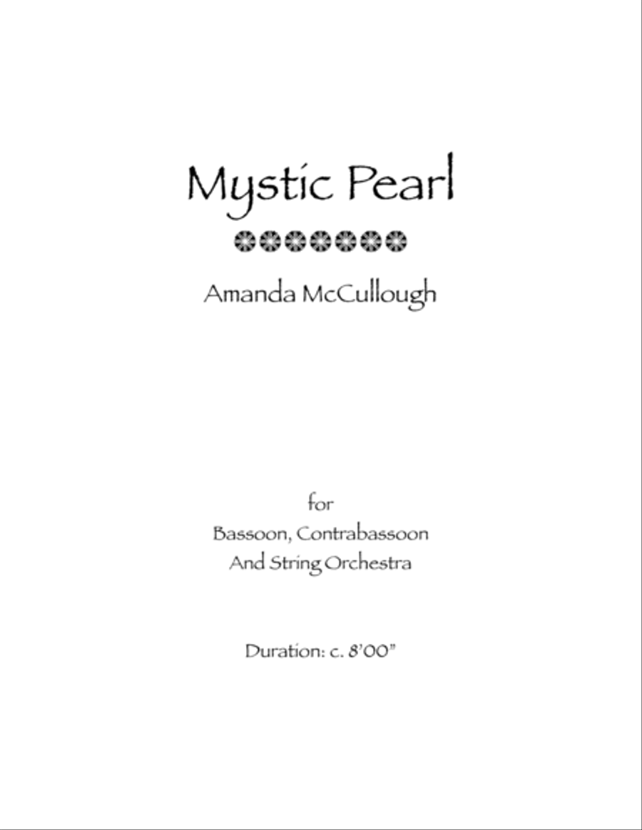 Mystic Pearl Mystic Pearl Woodwind Duet scores gallery preview page 1