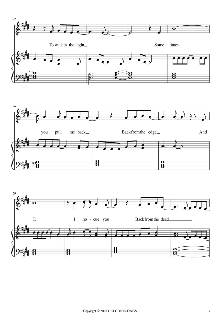 Worth Waiting For Piano scores gallery preview page 3