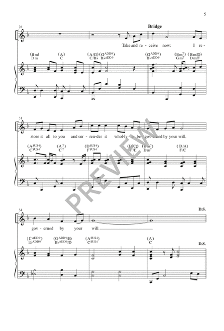 Take, Lord, Receive 2-Part scores gallery preview page 5
