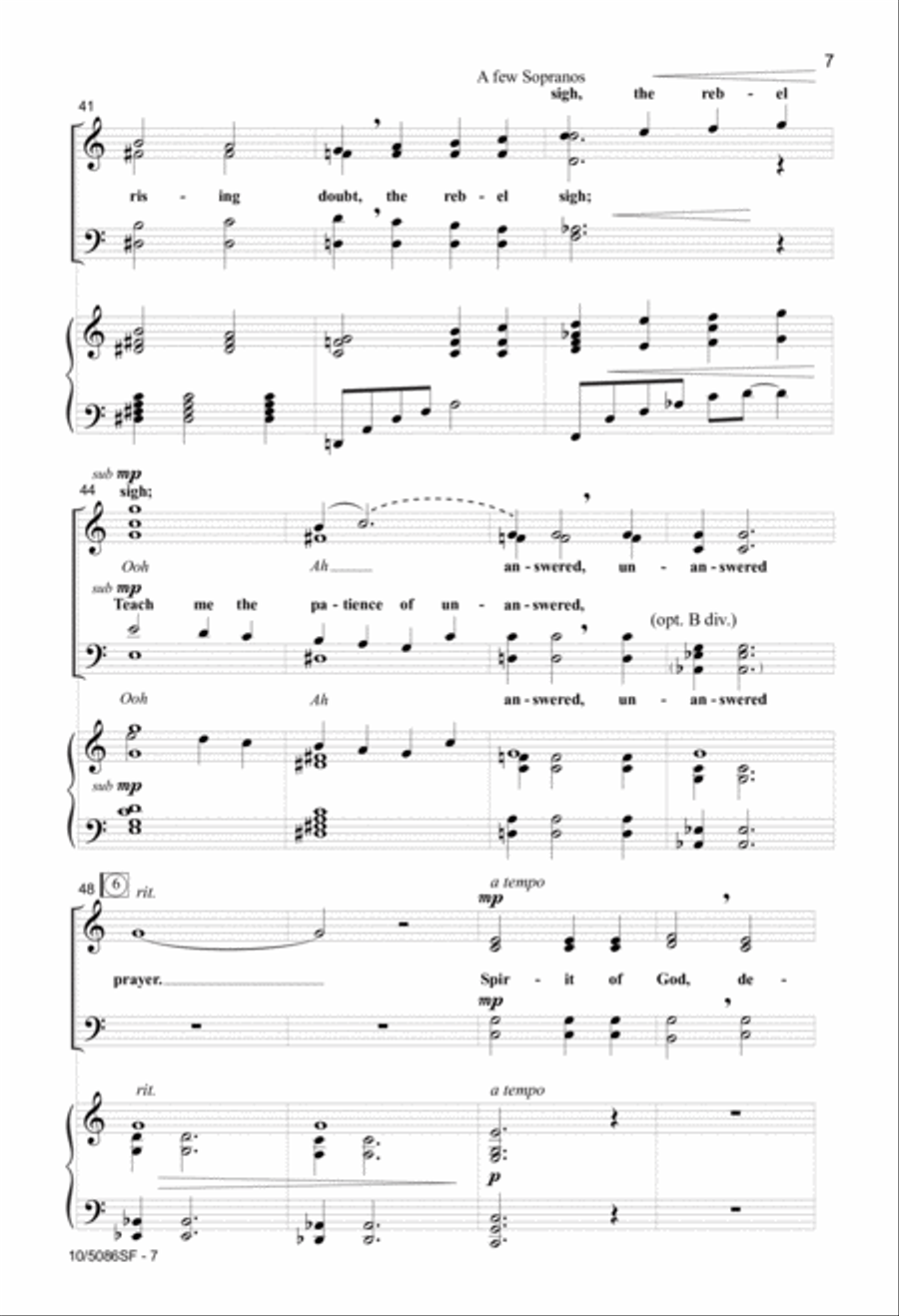 Spirit of God, Descend Upon My Heart Spirit of God, Descend Upon My Heart 4-Part scores gallery preview page 6