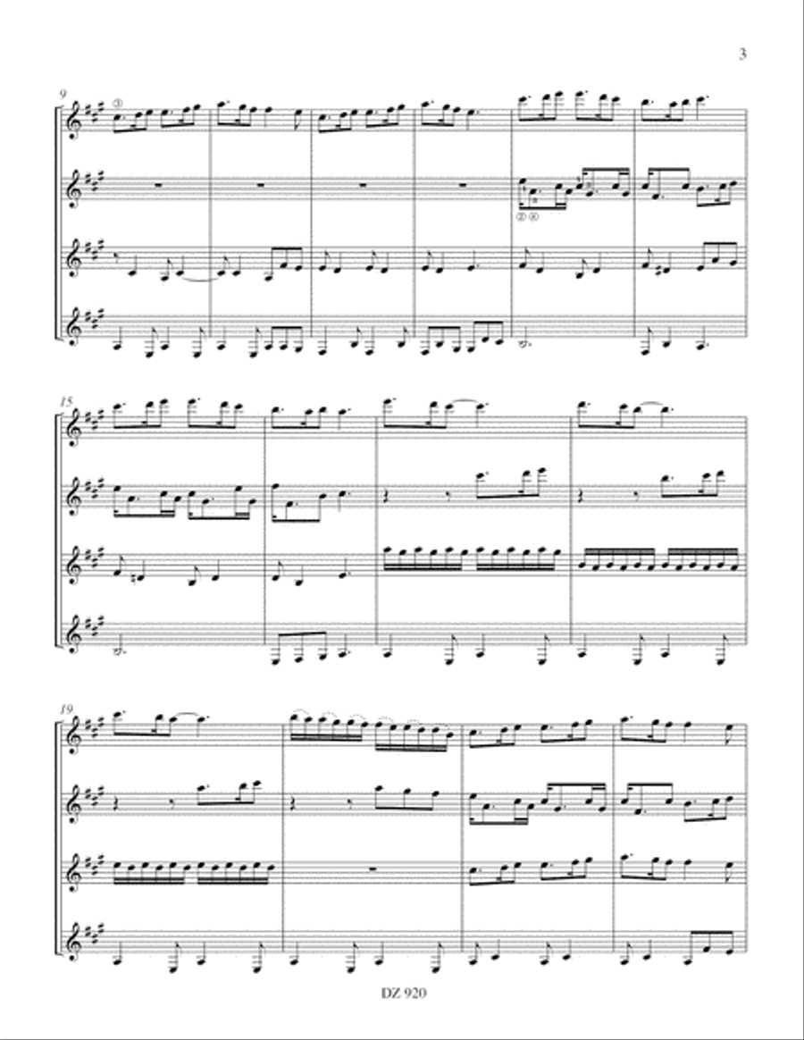 El Noy de la Mare El Noy de la Mare Guitar Ensemble scores gallery preview page 3