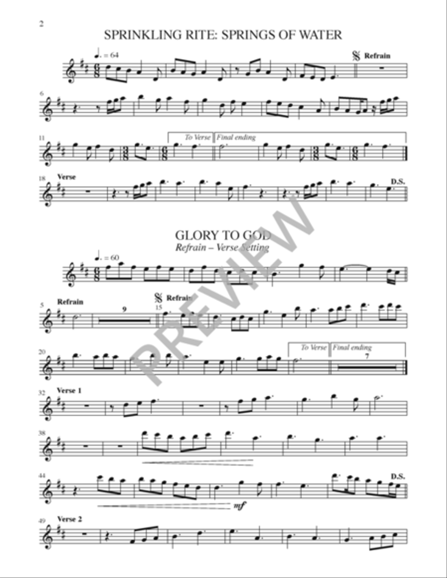 Ruah - Instrument edition Trumpet scores gallery preview page 3