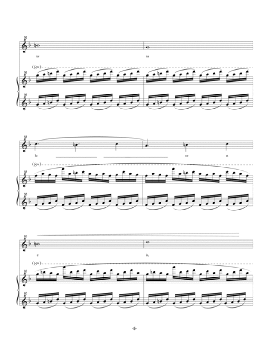 Agnus Dei Agnus Dei Voice scores gallery preview page 5