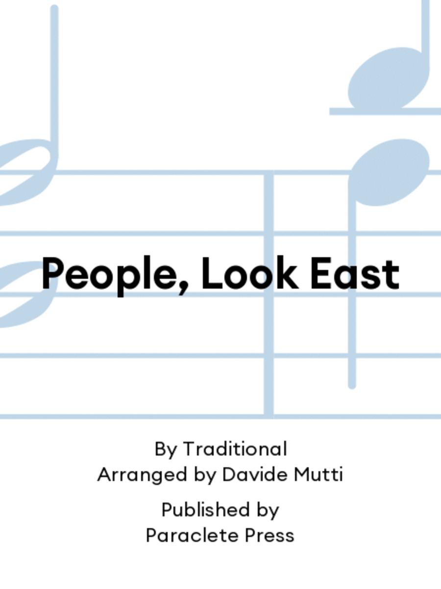 People, Look East A Cappella scores gallery preview page 1