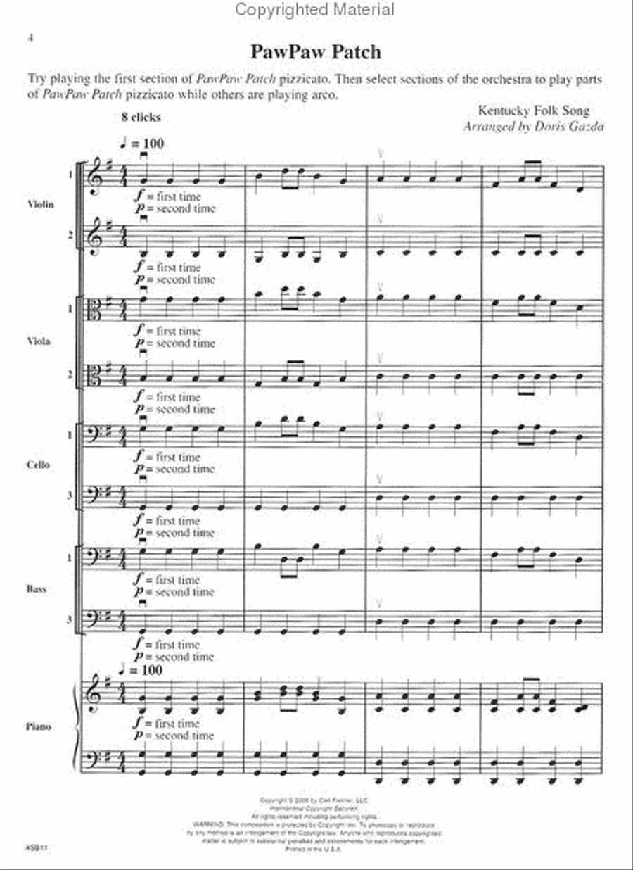 More String Town Tunes Orchestra scores gallery preview page 2
