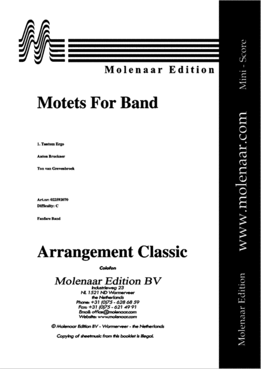 Motets for Band Fanfare Band scores gallery preview page 2