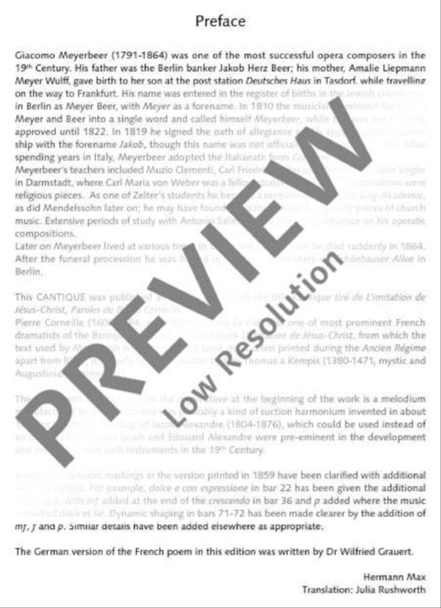 Cantique Cantique TTB scores gallery preview page 4