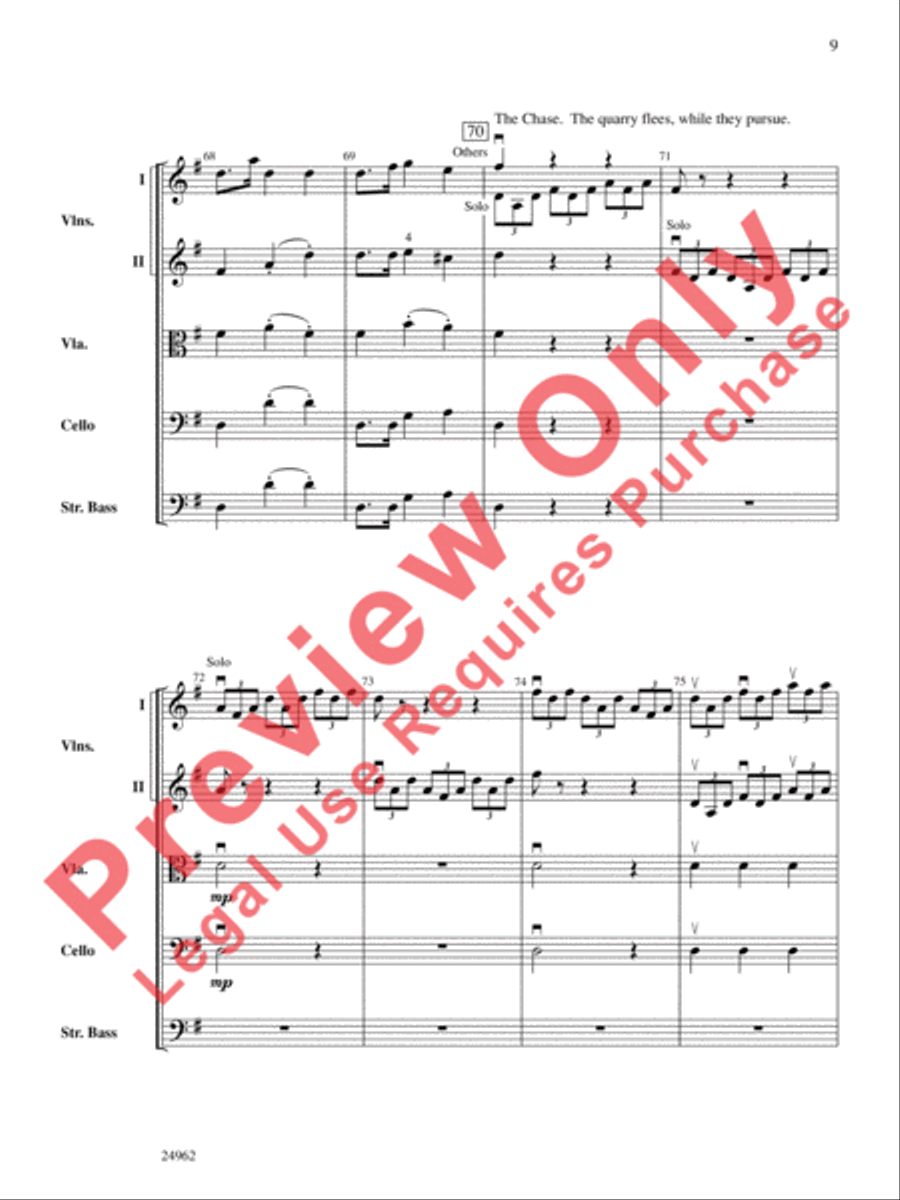 Autumn from The Four Seasons String Orchestra scores gallery preview page 10