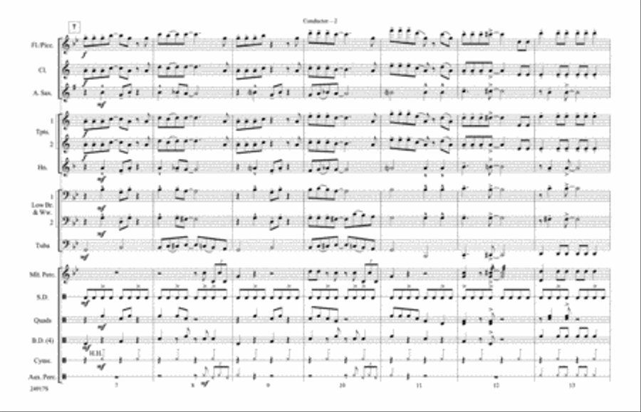 Remains of the Day (from Corpse Bride) Marching Band scores gallery preview page 3