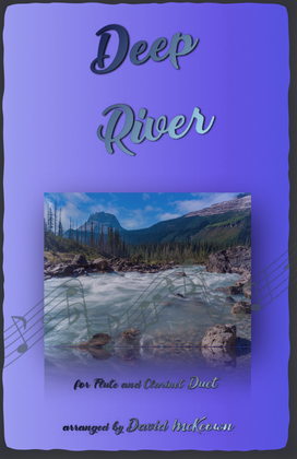Book cover for Deep River, Gospel Song for Flute and Clarinet Duet