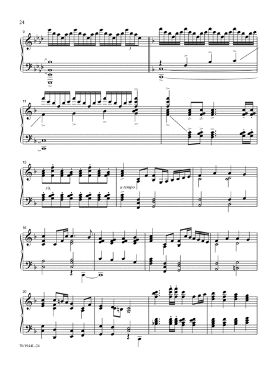 The Triumphs of His Grace Piano Solo scores gallery preview page 11