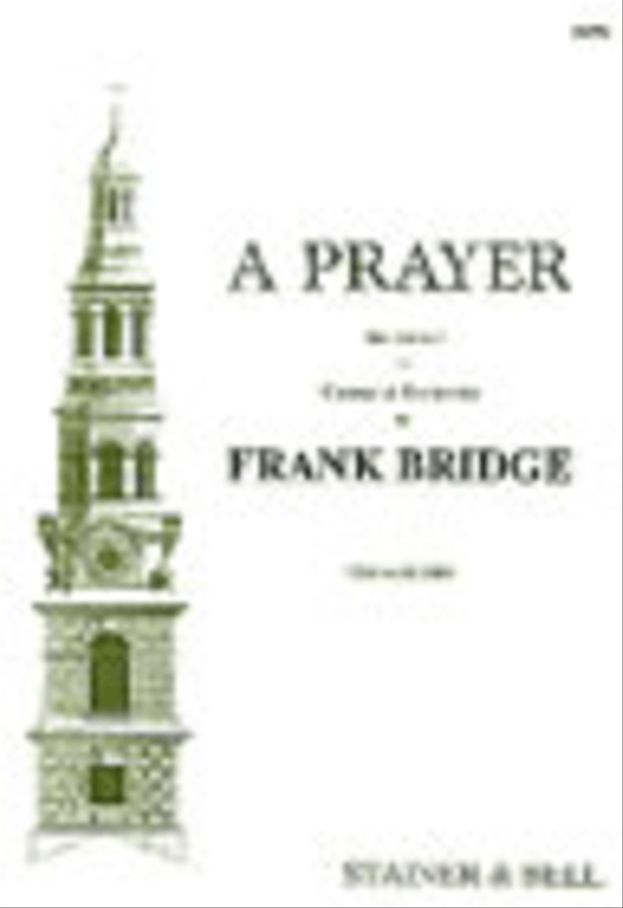 A Prayer. Vocal Score 4-Part scores gallery preview page 1