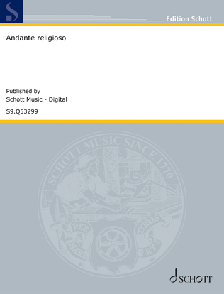 Book cover for Andante religioso