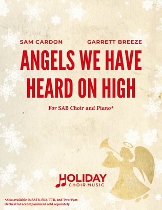 Book cover for Angels We Have Heard On High (SAB)
