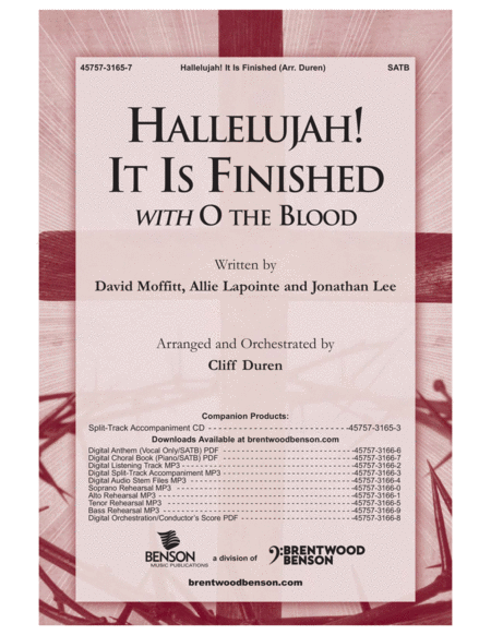 Hallelujah! It Is Finished with O the Blood image number null