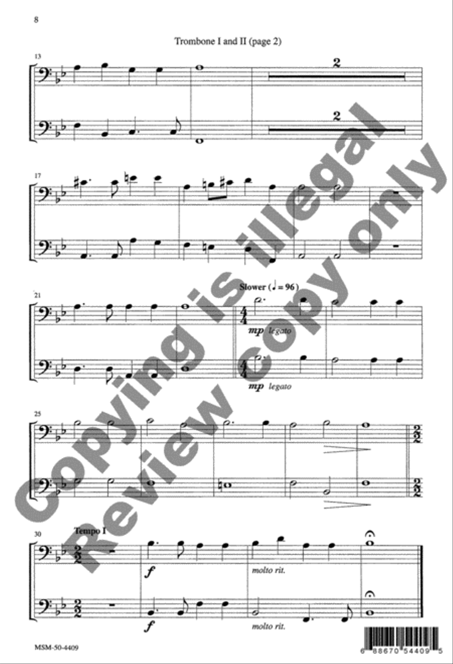 Christians, Rejoice! 4-Part scores gallery preview page 15