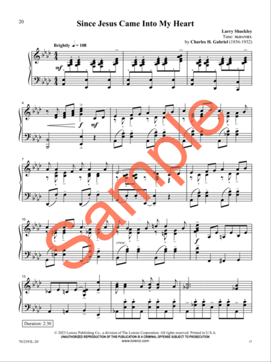 That Will Be Glory! Piano Solo scores gallery preview page 17