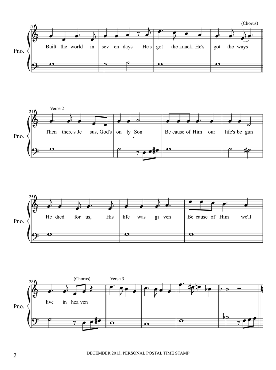 The Trinity The Trinity Choir scores gallery preview page 2
