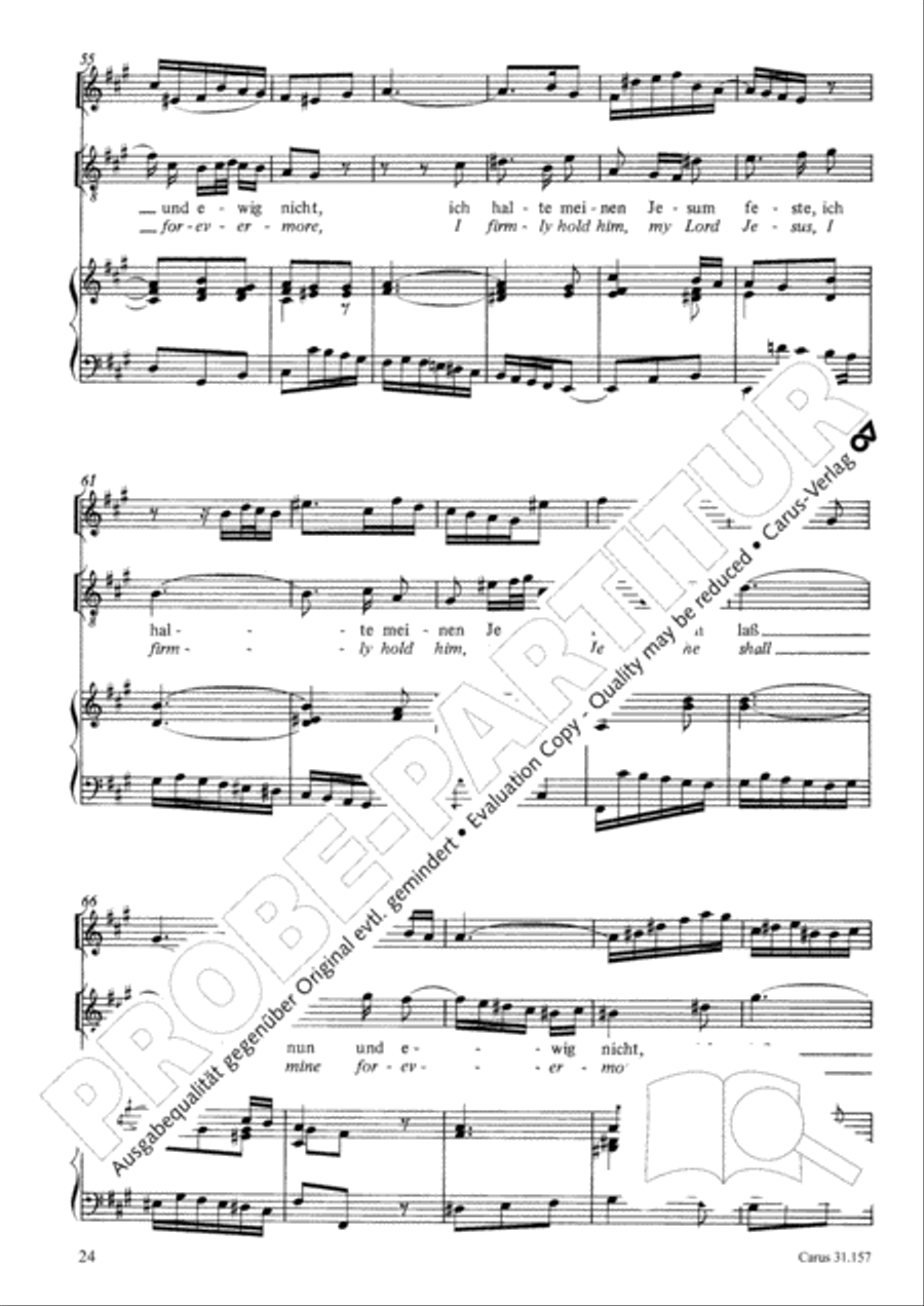 Lord, do not depart until I am blessed (Ich lasse dich nicht, du segnest mich denn) TB scores gallery preview page 25