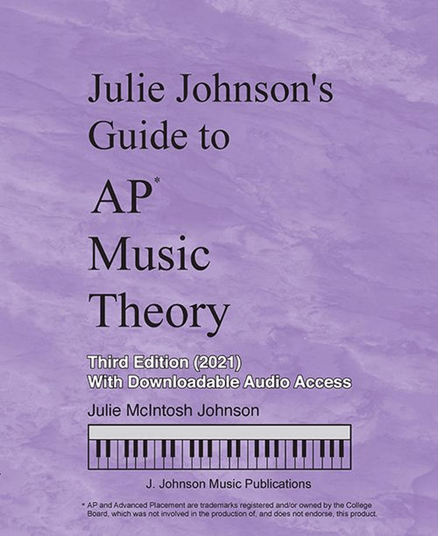 Julie Johnson's Guide to AP Music Theory, Third Edition (2021) Collection / Songbook scores gallery preview page 1