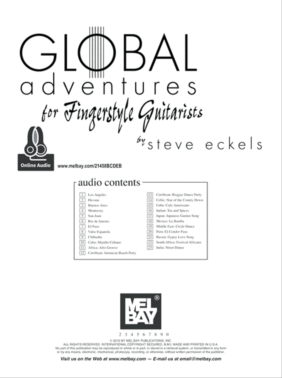 Global Adventures for Fingerstyle Guitarists Fingerpicking Guitar scores gallery preview page 2