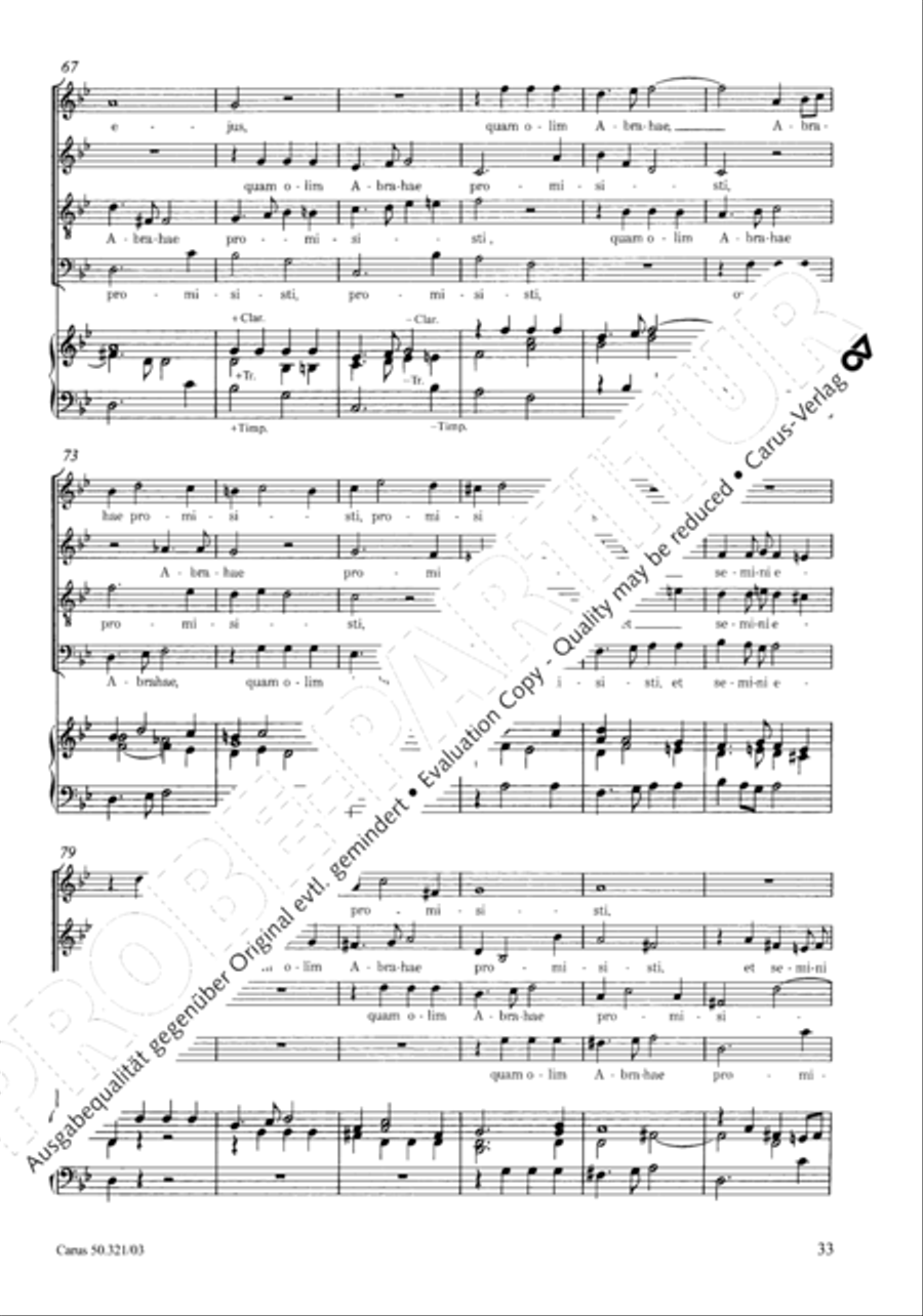 Requiem in C minor 4-Part scores gallery preview page 40