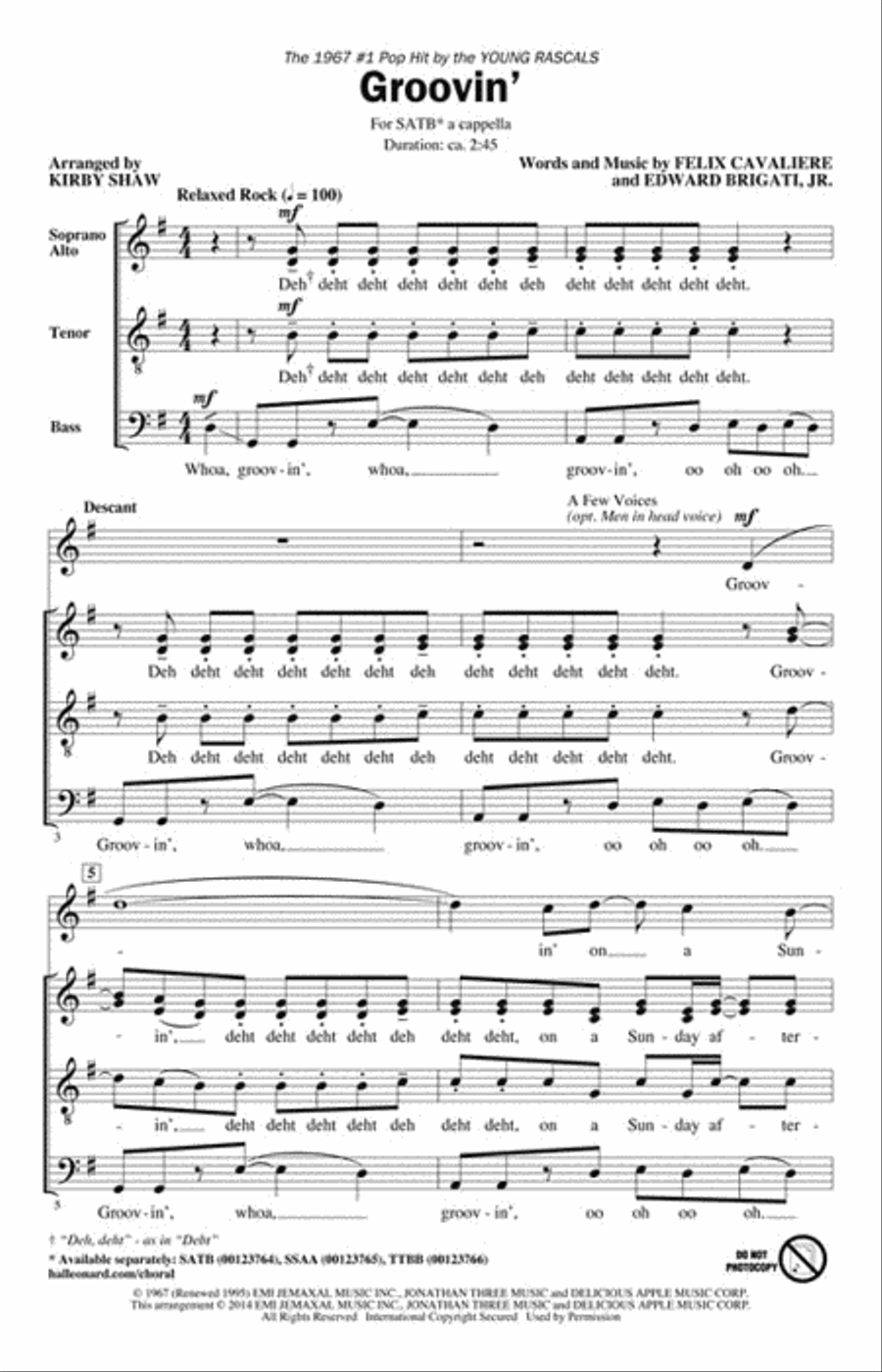 Groovin' 4-Part scores gallery preview page 2