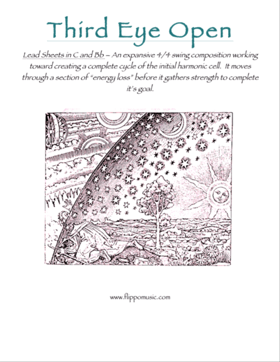 THIRD EYE OPEN- Lead Sheets in C and Bb - An expansive musical journey toward completion... that sw Jazz Ensemble scores gallery preview page 1
