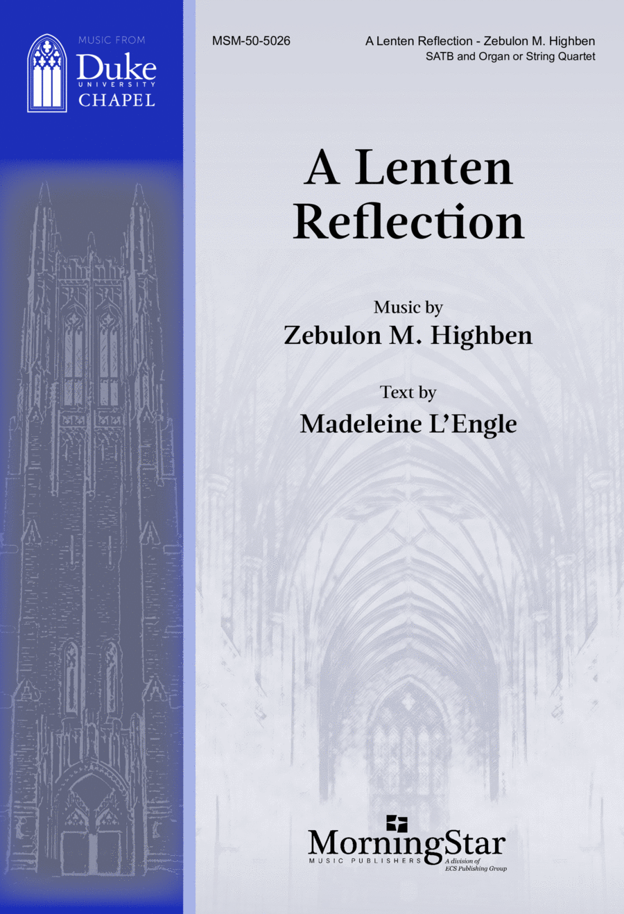 A Lenten Reflection A Lenten Reflection 4-Part scores gallery preview page 1