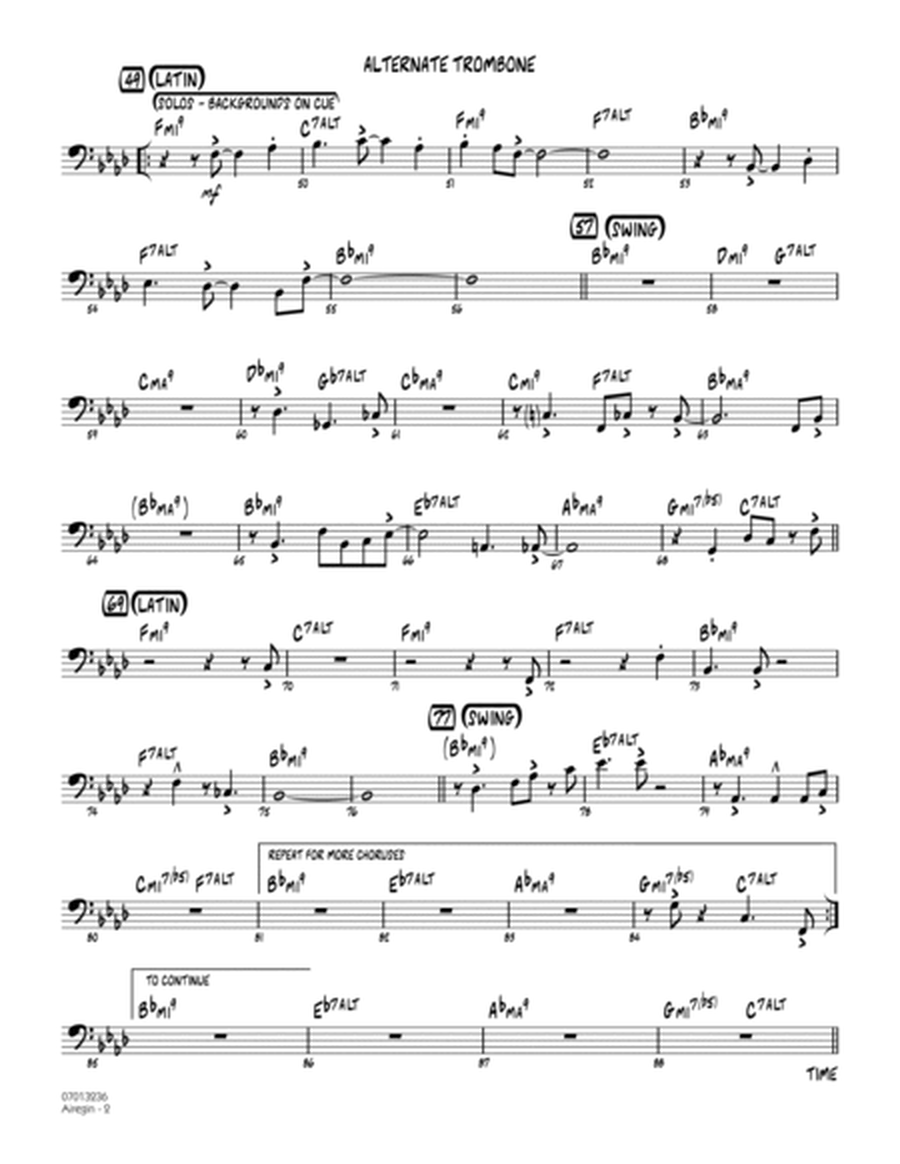 Airegin (arr. Mike Tomaro) - Alternate Trombone