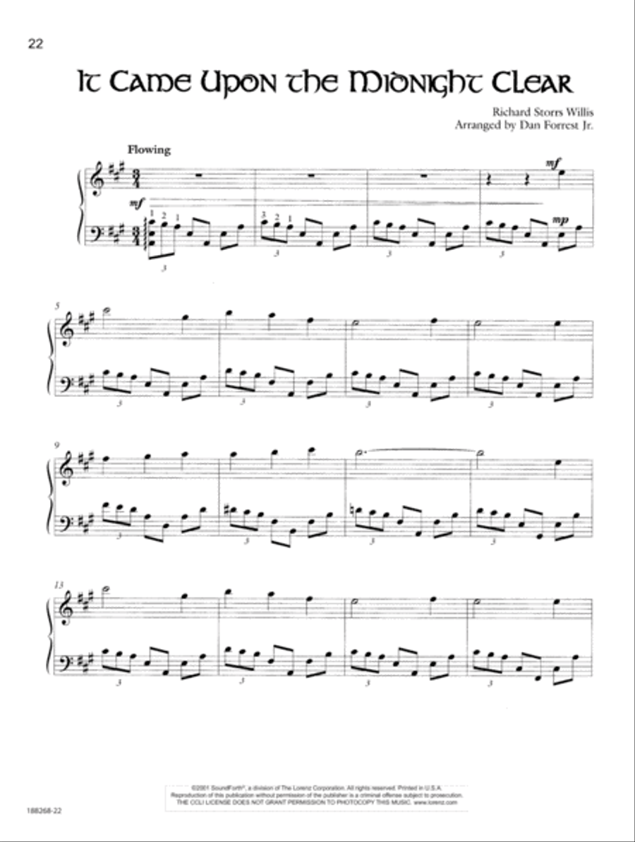 Prepare Him Room - Book and Listening CD Piano Solo scores gallery preview page 15