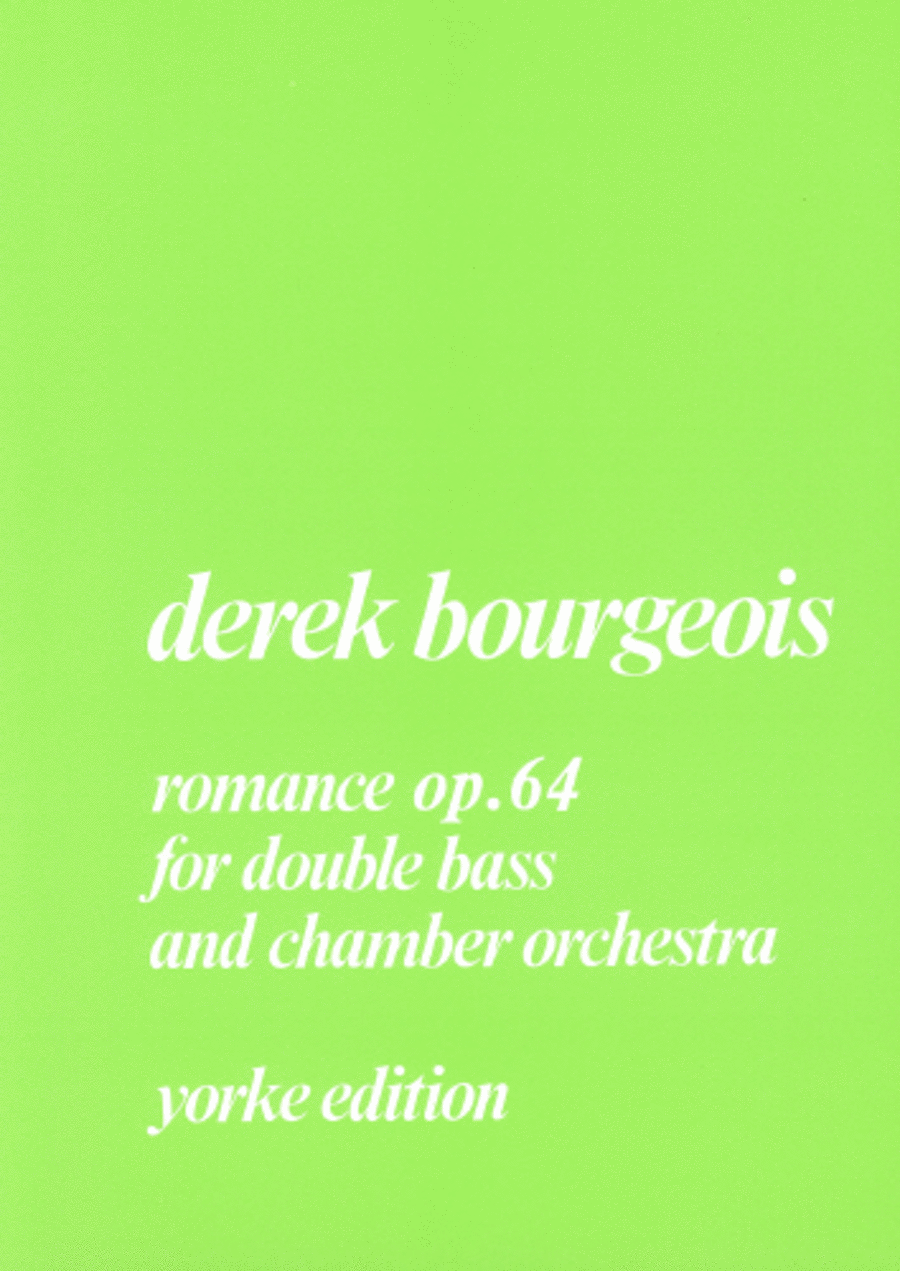 Romance (1980). DB & Pf Double Bass scores gallery preview page 1