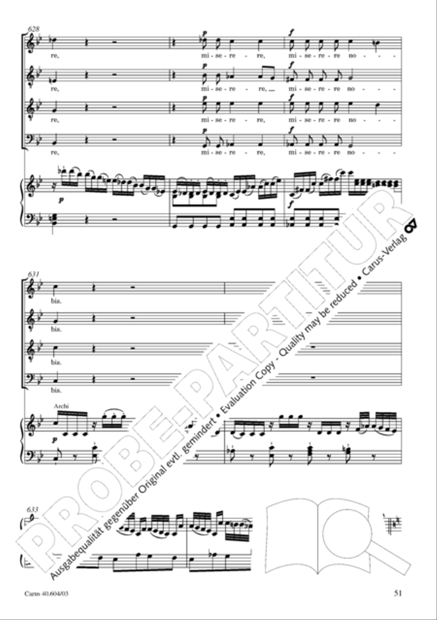 Grosse Mariazeller Messe in C 4-Part scores gallery preview page 60