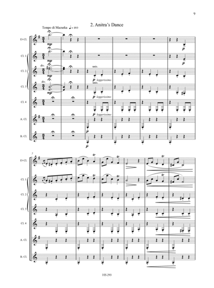Peer Gynt Suite Op. 23 for 9 Clarinets or Clarinet Choir