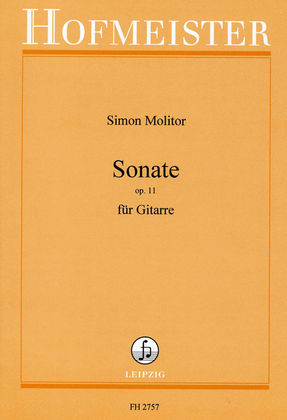 Book cover for Sonate op. 11