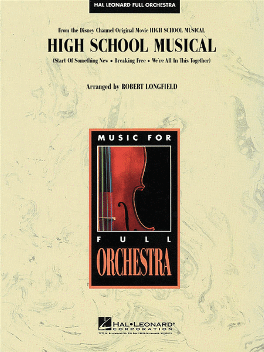 High School Musical High School Musical Full Orchestra scores gallery preview page 1