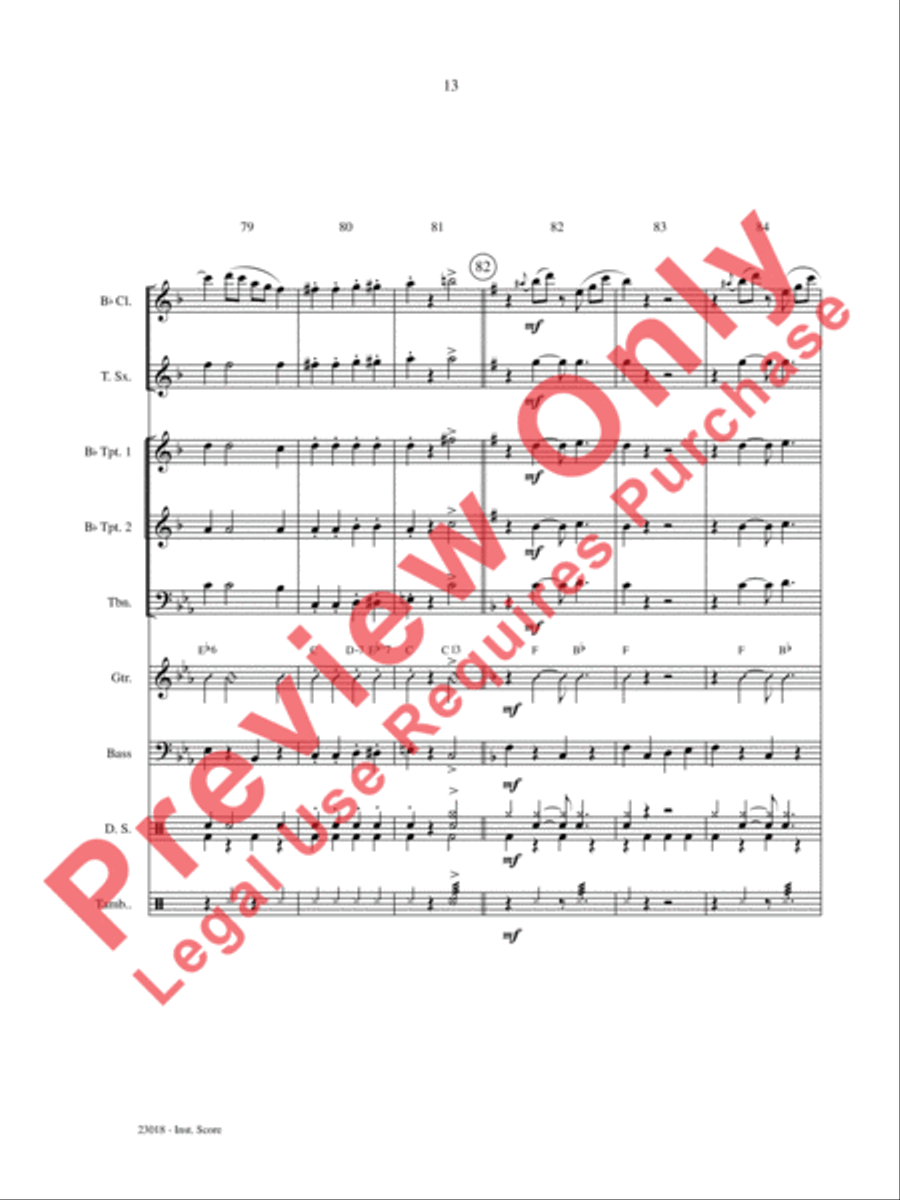 Swing Low, Sing Low Choir scores gallery preview page 14