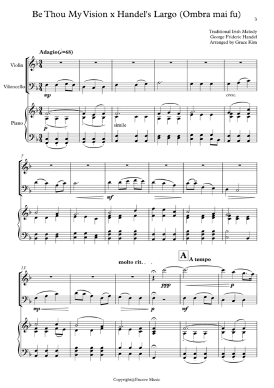 Be Thou My Vision x Handel's Largo 