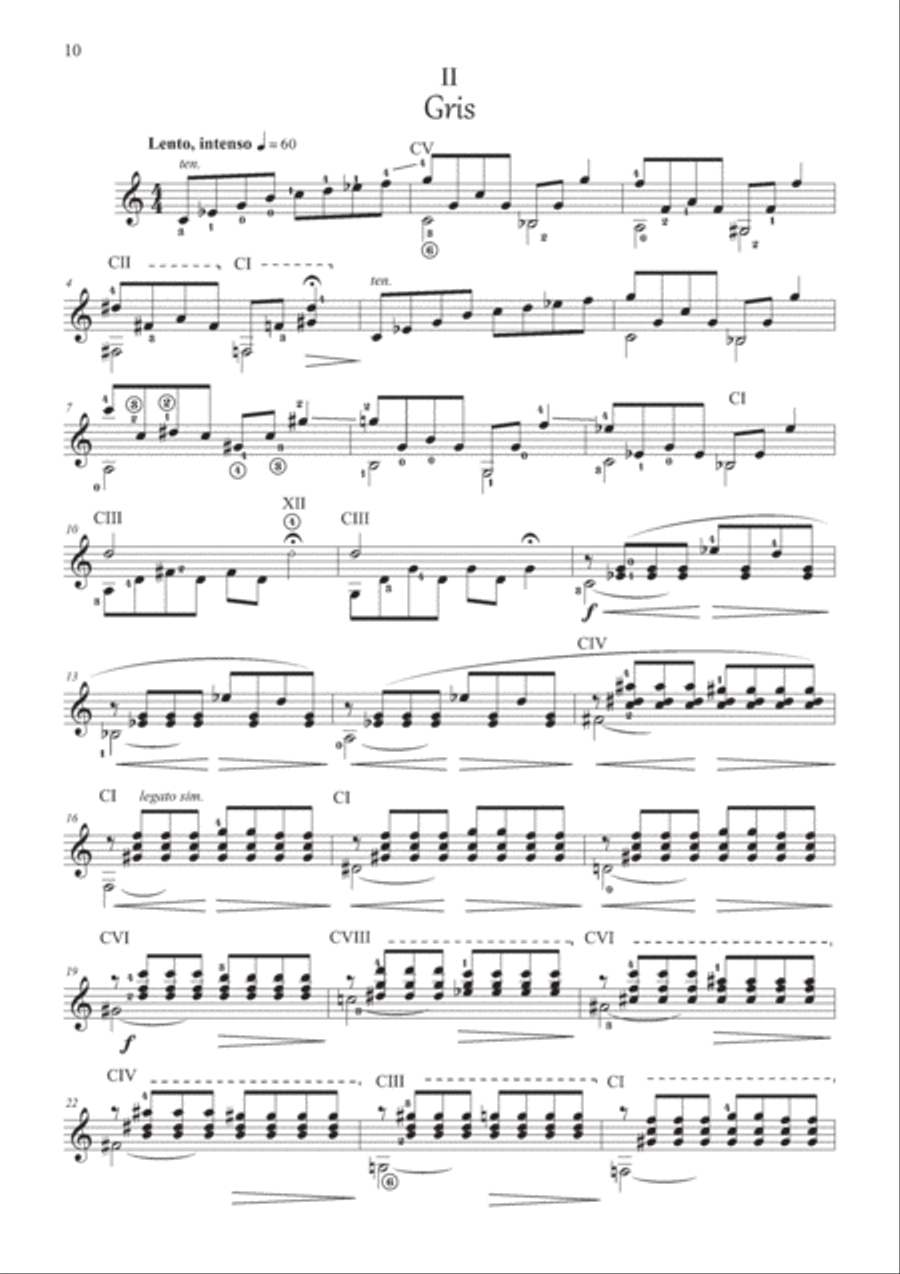 Tres Colores Portenos Guitar scores gallery preview page 3
