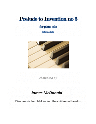 Prelude to Invention no 5
