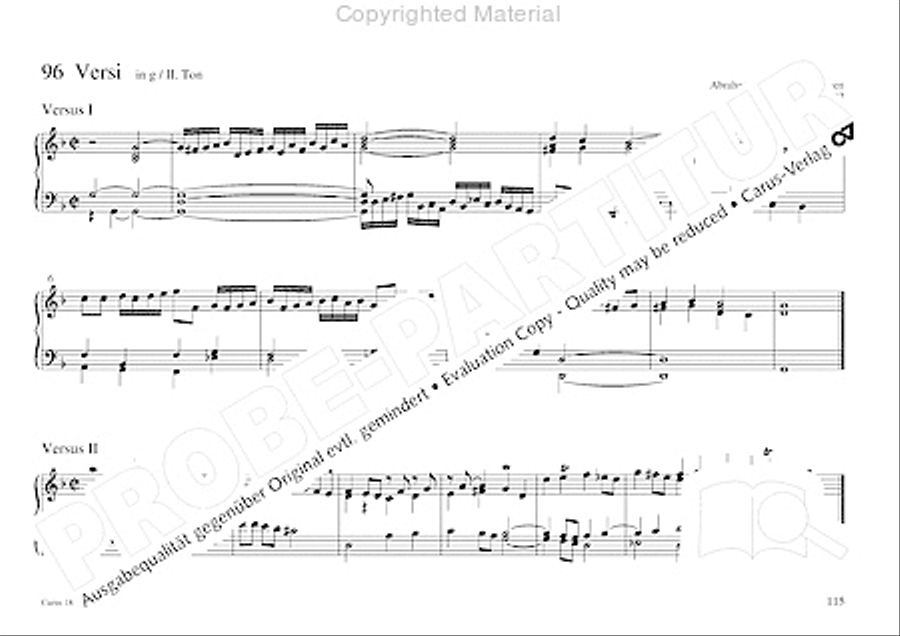 Organo pleno. Orgelstucke zum Ein- und Auszug Organ Solo scores gallery preview page 123